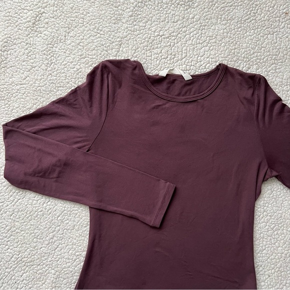 Bluenotes Purple Long Sleeve Bodysuit - Picture 3 of 10